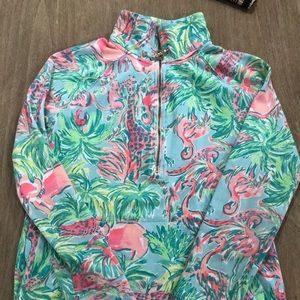 Lilly Pulitzer half zip sweater